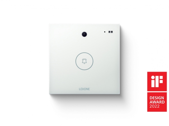 Intercom biały