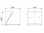 Stand Base srebrny